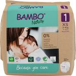 pelene za novorođenče - za bebu od 2-4 kg - Pelene Papirno Pakovanje Box - Bambo Nature